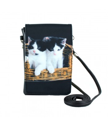 Pochettes téléphones XL - 2 chats dans le panier